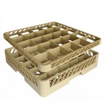 SUPPLÉMENT CASIER DE 25 COMPARTIMENTS  50x50x4,5 CM BEIGE PP (1 UNITÉ) - Garcia de Pou