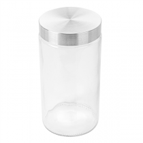 POT STOCKAGE CYLINDRIQUE 1700 ML Ø 11,2x22 CM TRANSPARENT VERRE (12 UNITÉ) - Garcia de Pou