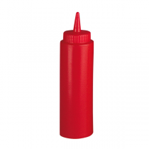 POIRES À SAUCES 240 ML Ø 5x18,2 CM ROUGE HDPE (6 UNITÉ) - Garcia de Pou