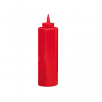 POIRES À SAUCES 720 ML Ø 7x24,2 CM ROUGE HDPE (6 UNITÉ) - Garcia de Pou