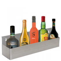 ÉTAGÈRE BAR POUR 5 BOUTEILLES  56x10,5x15,2 CM ARGENTE INOX (1 UNITÉ) - Garcia de Pou