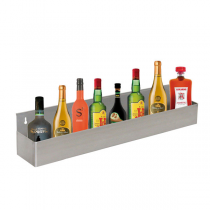 ÉTAGÈRE BAR POUR 8 BOUTEILLES  82x10x15 CM ARGENTE INOX (1 UNITÉ) - Garcia de Pou