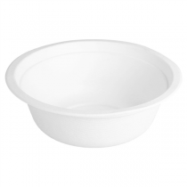 BOLS "BIONIC" 350 ML Ø 13,5x4,6 CM BLANC BAGASSE (1200 UNITÉ) - Garcia de Pou