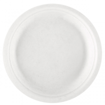 ASSIETTES "BIONIC"  Ø 18x1,8 CM BLANC BAGASSE (1000 UNITÉ) - Garcia de Pou