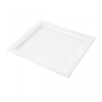 ASSIETTES RECTANGULAIRES  32x28,5 CM BLANC PORCELAINE (6 UNITÉ) - Garcia de Pou