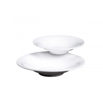 ASSIETTES CREUSES  Ø 28 CM BLANC PORCELAINE (12 UNITÉ) - Garcia de Pou