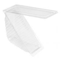 BOÎTES TRIANGULAIRES SANDWICH STANDARD  11x11x5,5 CM TRANSPARENT RPET (600 UNITÉ) - Garcia de Pou