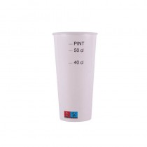GOBELET BIERE carton 65CL (jaugés a 40 & 50cl)