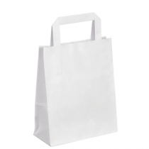 Sac Papier Blanc personnalisé 22x10x28cm -70grs