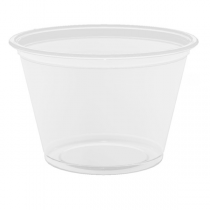 PETITS POTS MICRO-ONDABLES 75 ML Ø6,2x4,3 CM TRANSPARENT PP (2500 UNITÉ) - Garcia de Pou