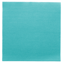 SERVIETTES ECOLABEL "DOUBLE POINT" 18 G/M2 39x39 CM BLEU TURQUOISE OUATE (1200 UNITÉ) - Garcia de Pou