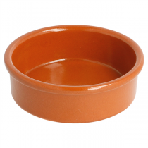 RÉCIPIENTS EN FAÏENCE POUR MISE EN BOUCHE 100 ML Ø 8,95x2,9 CM MARRON ROUGEATRE CERAMIQUE (42 UNITÉ) - Garcia de Pou