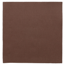 SERVIETTES ECOLABEL "DOUBLE POINT" 18 G/M2 39x39 CM CHOCOLAT OUATE (1200 UNITÉ) - Garcia de Pou