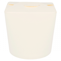 RÉCIPIENTS MULTIUSAGES MICRO-ONDABLES 780 ML 305 + 18 PE G/M2 Ø9x9 CM BLANC CARTON (50 UNITÉ) - Garcia de Pou