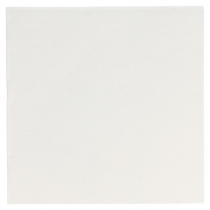 SERVIETTES "DOUBLE POINT" 18 G/M2 20x20 CM BLANC OUATE (2400 UNITÉ) - Garcia de Pou