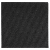 SERVIETTES  55 G/M2 20x20 CM NOIR AIRLAID (3600 UNITÉ) - Garcia de Pou