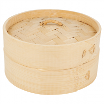 RÉCIPIENTS MINI DIM-SUM  Ø 15x8 CM NATUREL BAMBOU (1 UNITÉ) - Garcia de Pou