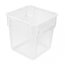 BAC ALIMENTAIRE 8 L 22,5x22,5x23 CM TRANSPARENT POLYCARBONATE (1 UNITÉ) - Garcia de Pou