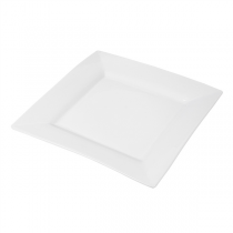 ASSIETTES CARRÉES  30x30 CM BLANC PORCELAINE (6 UNITÉ) - Garcia de Pou