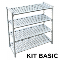 ÉTAGÈRE VENTILÉE WINDSHELVING  45,5x91x180 CM GRIS ACIER (1 UNITÉ) - Garcia de Pou