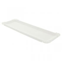 BARQUETTES POUR "HOT DOG"  280 G/M2 23x8 CM BLANC CARTON (2500 UNITÉ) - Garcia de Pou