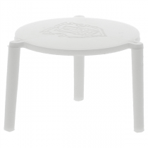 PETITES TABLES PIZZA  Ø 4,5x3 CM BLANC PP (2000 UNITÉ) - Garcia de Pou