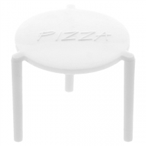 PETITES TABLES PIZZA  Ø 4,5x3,7 CM BLANC PP (2000 UNITÉ) - Garcia de Pou