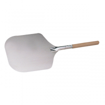 PELLE PIZZA BORDURES AIGUISÉES  30,5x35,6x69 CM ARGENTE ALUMINIUM (1 UNITÉ) - Garcia de Pou