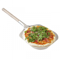 PELLE PIZZA BORDURES AIGUISÉES  30,5x35X101 CM ARGENTE ALUMINIUM (1 UNITÉ) - Garcia de Pou