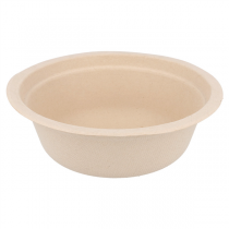 BOLS "BIONIC" 350 ML Ø 13,5x4,6 CM NATUREL BAGASSE (1200 UNITÉ) - Garcia de Pou