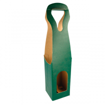 100 U. BOITE 1 BOUTEILLE  9x9x41 CM VERT CARTON (100 UNITÉ) - Garcia de Pou