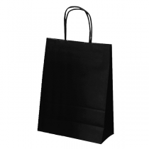 SACS SOS COULEUR UNIE  80 G/M2 20+10x29 CM NOIR KRAFT (250 UNITÉ) - Garcia de Pou