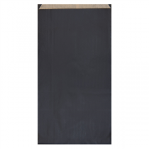 ENVELOPPE CADEAUX COULEUR UNIE  60 G/M2 19+8x35 CM NOIR KRAFT VERGÉ (250 UNITÉ) - Garcia de Pou