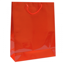 SAC BOUTIQUE ANSES CORDON  150 G/M2 40+15x50 CM ROUGE CELLULOSE (100 UNITÉ) - Garcia de Pou