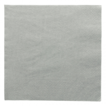 SERVIETTES ECOLABEL 2 PLIS  18 G/M2 39x39 CM GRIS OUATE (1600 UNITÉ) - Garcia de Pou