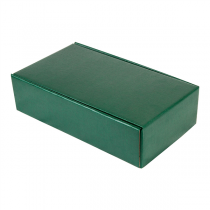 30 U. COFFRETS 2 BOUTEILLES  34x18,5x9 CM VERT CARTON (1 UNITÉ) - Garcia de Pou