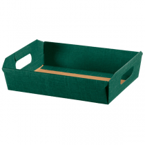 3 U. CORBEILLES  40x30x12 CM VERT CARTON (30 UNITÉ) - Garcia de Pou