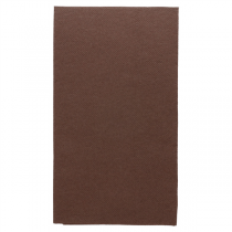 SERVIETTES ECOLABEL P. 1/6 "DOUBLE POINT" 18 G/M2 33x40 CM CHOCOLAT OUATE (2000 UNITÉ) - Garcia de Pou