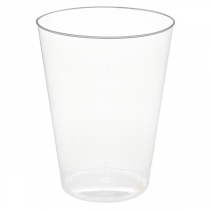 VERRES INJECTÉS 200 ML Ø 7,5/5,1x9,7 CM TRANSPARENT CRISTAL PS (1000 UNITÉ) - Garcia de Pou