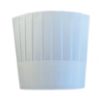 TOQUES AJUSTABLES CLASSIQUES  23 CM BLANC AIRLAID (10 UNITÉ) - Garcia de Pou