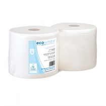 BOBINES ECOLABEL 2 PLIS - 2,5 KG  19 G/M2 Ø26x24 CM BLANC OUATE (2 UNITÉ) - Garcia de Pou