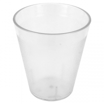 GOBELETS EMPILABLES 320 ML Ø 8,6/5,4x9,7 CM TRANSPARENT POLYCARBONATE (12 UNITÉ) - Garcia de Pou