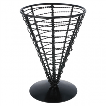 BASKET  Ø 12,8x18 CM NOIR ACIER (1 UNITÉ) - Garcia de Pou