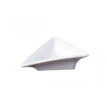 RÉCIPIENTS TRIANGULAIRES  7,5x7,5x2,4 CM BLANC PORCELAINE (12 UNITÉ) - Garcia de Pou