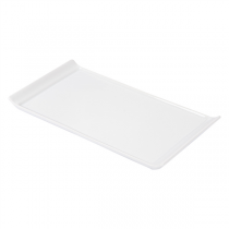 ASSIETTES RECTANGULAIRES  26x12,5x1,6 CM BLANC PORCELAINE (12 UNITÉ) - Garcia de Pou