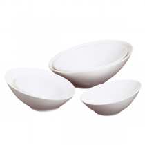 BOLS IRRÉGULIERS 300 ML Ø 15x7,4 CM BLANC PORCELAINE (6 UNITÉ) - Garcia de Pou