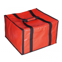 VALISE TRANSPORT 6 BOÎTES PIZZA  40x34x25,5 CM ROUGE VINYL (1 UNITÉ) - Garcia de Pou