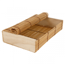 BOÎTE SUSHI  21x13x4,5 CM NATUREL BAMBOU (24 UNITÉ) - Garcia de Pou