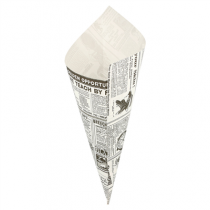 SACHETS EN POINTE PFAS FREE "TIMES" 250 G 70 G/M2 29,5x21 CM BLANC PARCH.INGRAISSABLE (2000 UNIT&Eacute;)