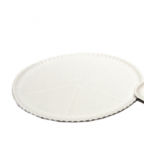 ASSIETTES  300 G/M2 Ø 33 CM BLANC CARTON (200 UNITÉ) - Garcia de Pou